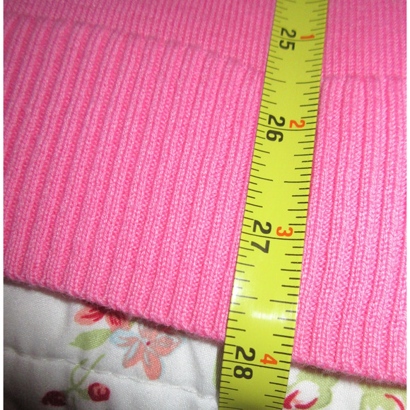 Quacker Factory Hearts A Bursting Intarsia Sweater Plus Size 2X Pink - Picture 8 of 9